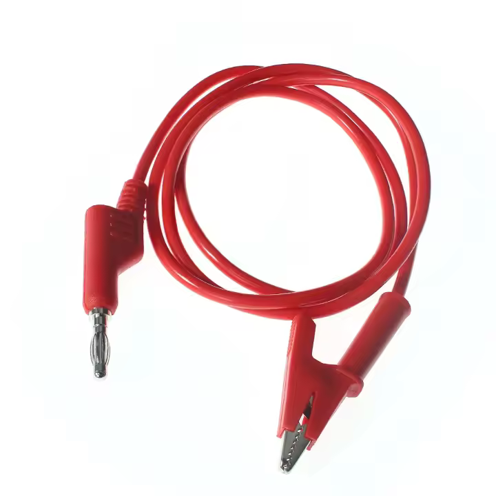 Línea De Prueba De Electrónica 1PCS J.70054 Conecta Plug to Plug O Plug to Clip 4MM Plugs Test Wire Lead Para Circuitos Integrados - 1