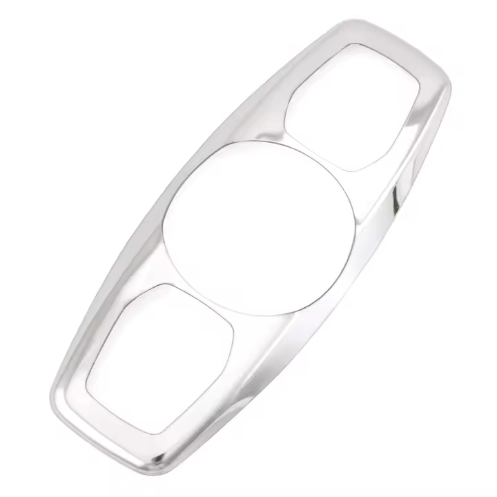 Lámpara De Mesa Cubierta deInterruptor Cromado Para Ford Escape Kuga Focus 3 4 MK3 MK4 2012-2015 Pieza De Interior De Automóvil Material De Acero Inoxidable - 1