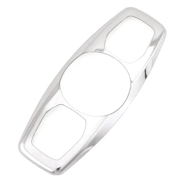 Lámpara De Mesa Cubierta deInterruptor Cromado Para Ford Escape Kuga Focus 3 4 MK3 MK4 2012-2015 Pieza De Interior De Automóvil Material De Acero Inoxidable - 1