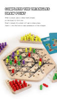 Juego De Tablero Interactivo De Geometría Para Fiesta Multiplayer Juego De Estrategia En Madera Para Familia Juego De Mesa De Enlazado De Cadenas Para Edad 7+ - details 4