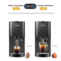 Máquina Cafetera de cápsulas 4 en 1 HiBREW H3A, presión de 19 bares, modo frío/caliente, tanque de agua de 1000 ml, compatible con cápsulas DG/Nes/K-cup/ESE/café molido, Parada automática, - details 1