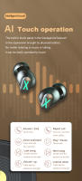 Auriculares De Juego K89 Inalámbricos Bluetooth Cancelación De Ruido ENC Impermeables Con Micro Para Deportes Estilo In-ear Material Metálico - details 0