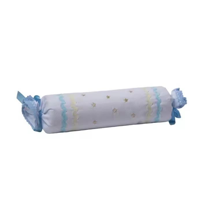 Cojin forma Caramelo Antivuelco 10431, Color Azul, 100% Algodón, Gamberritos - 1
