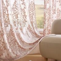 1 Pieza De Cortinas De Encaje Francés Rosa Con Diseño De Fénix Para Decoración De Sala De Estar Y Dormitorio Montaje En Pared - details 4
