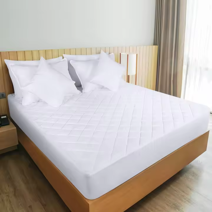 La colcha blanca es suave y agradable para la piel y es adecuada para la ropa de cama del dormitorio, funda protectora 150 - 1