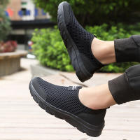 Zapatillas De Verano Para Hombre Suela Antideslizante Transpirable Deporte Ligero Zapatillas Casuales Con Malla Suave Y Cómodas Para Exterior - details 22
