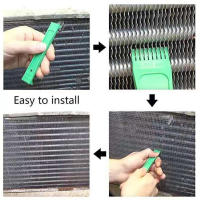 Herramienta De Limpieza De Finas De Aire Acondicionado Universal Portátil Kit De Reparación Para Sistema De Enfriamiento De Automóvil Cepillo De Plástico Para Radiador Condensador - details 6