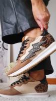 Zapatilla sneaker rayo mujer con brillo dibujo leopardo - details 1