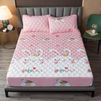 Sábana Impermeable Con Cinturones Elásticos Tamaño Queen/King Color Sólido Protector De Matrícula Para Cama Doble - details 16