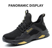 Zapatos De Seguridad Para Hombre Antideslizantes Con Punta De Acero Protección Contra Punciones Ligeros Y Transpirables Zapatillas De Trabajo Para Mujer - details 10