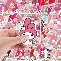 Pegatinas Sanrio Kawaii My Melody Para Luggage Laptop Phone Guitar Car Bike Skateboard Graffiti Decals En Packs De 10/30/50/100PCS - details 3