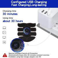 Estimulador Muscular EMS Inalámbrico Con 8 Modos Entrenador De Fitness Para Abdomen MAZ001 Uso Doméstico Y Gimnasio Perder Peso Y Modelar El Cuerpo Masajeador - details 5