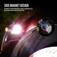 Linterna Frontal LED Recargable USB Para Camping Pescar Y Senderismo Potencia Alta Impermeable Ajustable Con Modos De Iluminación Diversos - details 6