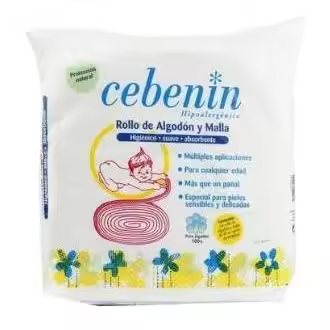 Cebenin Hipoalergénico Rollo De Algodón Y Malla 11M - 1