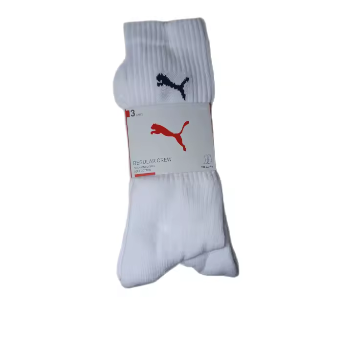 Calcetines Puma Hombre media Caña; Tejido suave; Talla 43/46 Composición 74% algodón+21% poliester+ 3% Poliamida + 2% Elastan. 265796 - 1