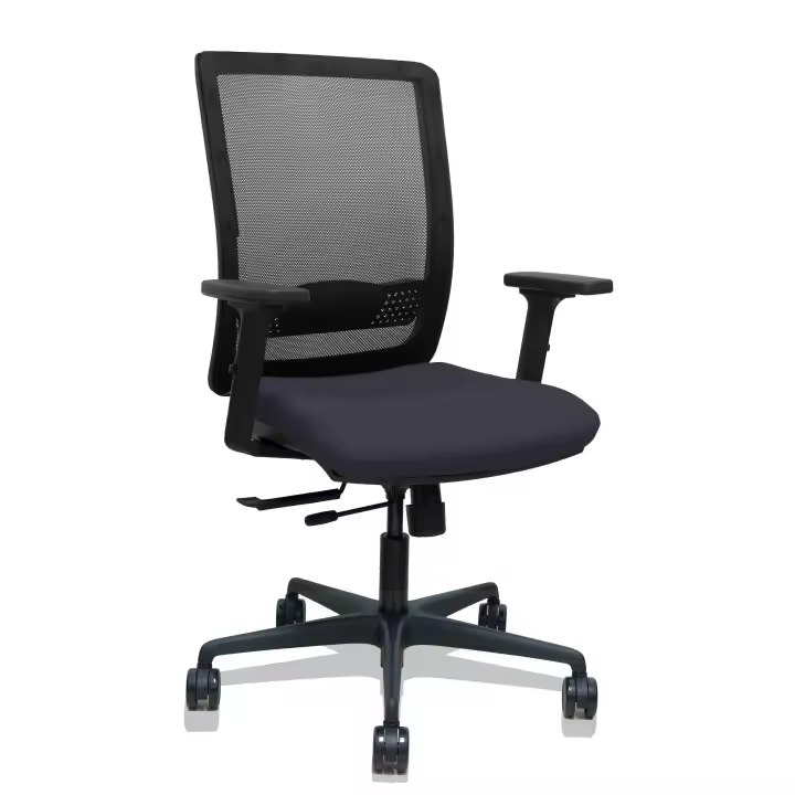 Silla Haches traslack malla negra asiento bali negro brazos 2D ruedas 65 - 1