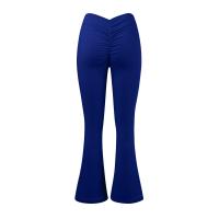 Leggings De Yoga Para Mujer Fitness Running Gimnasio Deportes Pantalones Completo Elasticidad Algodón Poliéster Cierre Elástico - details 22