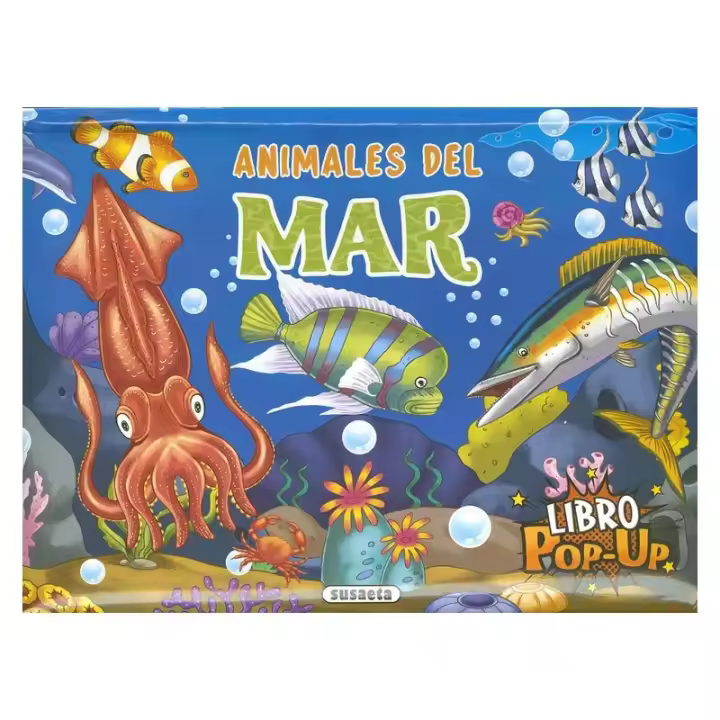 Libro Educativo un Día con Animales del Mar Pop Up 3716-4 SUSAETA - 1