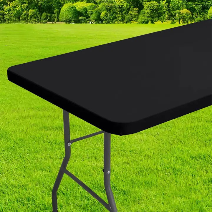 Cubierta De Mesa Rectangular Impermeable Protector De Mesa Lavable Para Mesas Plegables Adecuada Para Camping Al Aire Libre Y Interior - 1