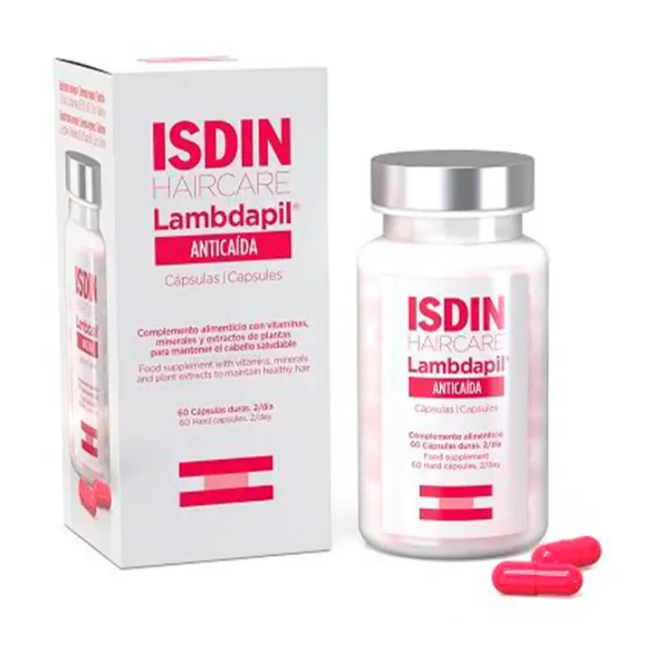 Isdin Lambdapil Anticaída 60 Cápsulas - Complemento Alimenticio para el Cabello - 1