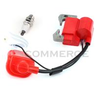 Bobina De Encendido Roja/Negra Con Punta De Encendido L7T Para Mini Cuatriciclo Bicicleta De Bolsillo ATV Motor 2-Tiempo 43cc 47cc 49cc Accesorios De Motocicleta - details 1