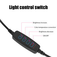 Anillo De Luz LED Para Autoconexión 10 Pulgadas Con Soporte Para Grabación De Video Transmisión En Vivo Lámpara De Iluminación Fotográfica - details 1