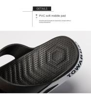 Nuevos Pantuflas Para Hombre Verano Antideslizantes Moda Exterior Comodidad Para Casa Playa Material PVC Unisex - details 5