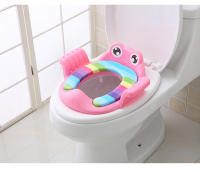 Asiento de entrenamiento de orinal para Bebé y Niño, taburete de paso ajustable con escalera, cómodo asiento de inodoro de dibujos animados para niño - details 11