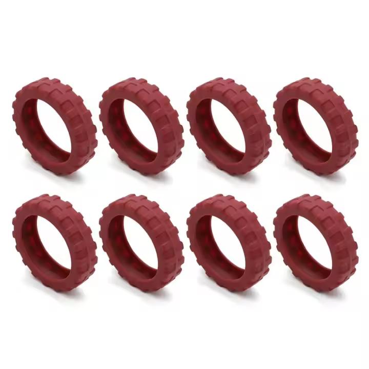 Cubiertas De Ruedas De Equipaje Universal Silicona Protección Reducción De Desgaste Y Ruido Para Viaje Adecuadas Para Maletas Y Patas De Silla De Oficina - 1