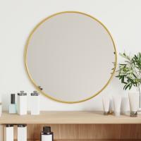 vidaXL Espejo de Pared Redondo Dorado Ø 40 cm Decoración Dormitorio Tocador Color Dorado,  Negro,  Plateado y mas - details 0