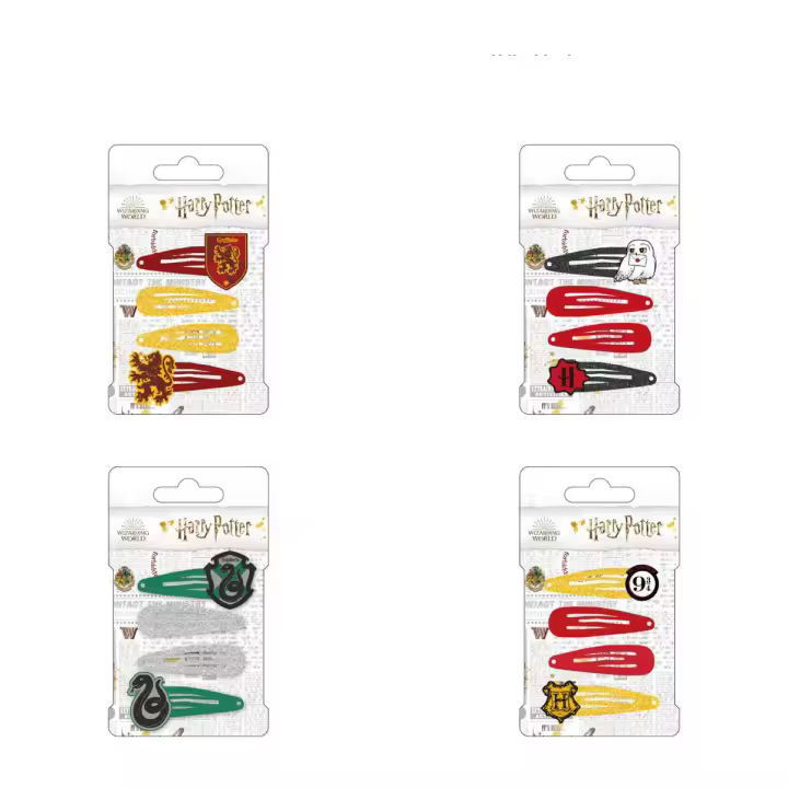 ACCESORIO PELO CLICPS 4 PZ  HARRY POTTER - 1