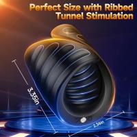 Estimulador De Glans Para Hombres Con Control Remoto Y APP Vibrador De Entrenamiento De Cabeza De Pene Con Anillo Retardador - details 3