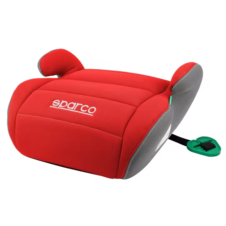 ALZADOR NIÑOS SPARCO F100KI ECE R129/03 ROJO - 1