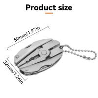 Llave De Fijación Multifuncional De Acero Inoxidable Portátil Con Cuchillo Y Destornillador Para Uso Al Aire Libre - details 2