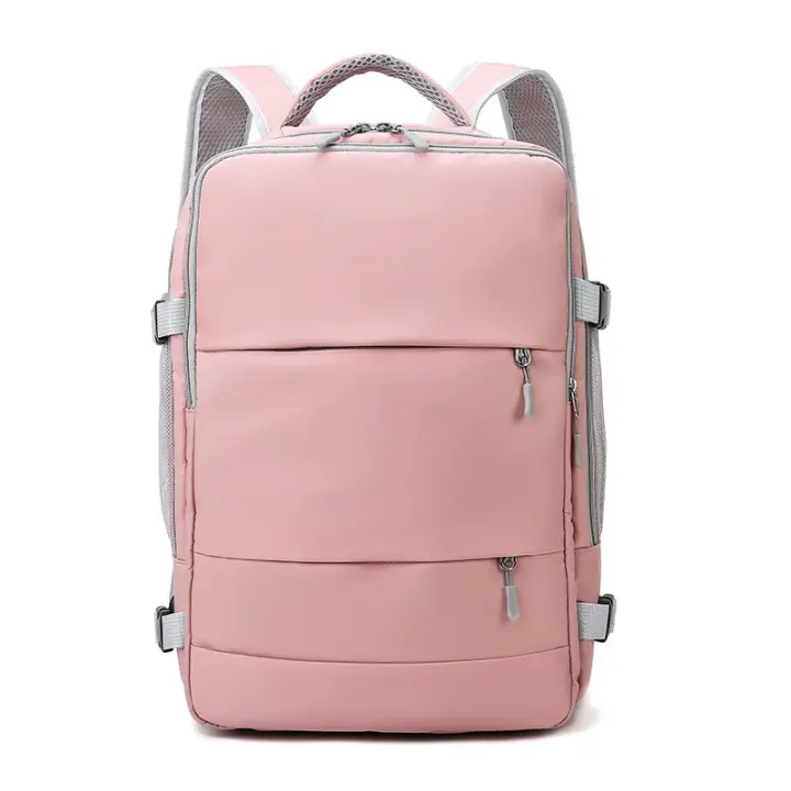 Mochila de viaje de gran capacidad para Mujer, Bolso de Día informal, impermeable, antirobus, Con Correa de equipamiento y Puerto de carga USB - 1