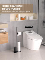 Cepillo De Inodoro Para Baño Con Caja De Algodón Mojado Y Soporte De Papel De Arroz Integrado Antihumedad Material De Hierro Y Plástico - details 0