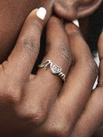 Pandora - Anillo de Corazón with pavé para Mamá-Plata de Lei - details 0