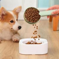Cuchara para comida de mascotas, paquete de 2, cuchara medidora para comida de perros y gatos, cucharas para arena de gatos para hámster, azul y verde - details 4