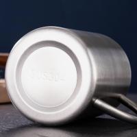 Taza De Café De Acero Inoxidable 200/300/400ML Taza Termo Doble Capa Antigolpes Portátil Para Bebidas Como Cerveza Té Jugo - details 4