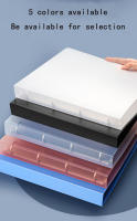 Nueva Carpeta De Anillo A4 Con 4 Agujeros Y Clips De Tipo D Color Azul PP Perforada Y Transparente Para Organizador De Documentos - details 2