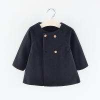 Abrigo De Lana Para Niñas Doble Botón Estilo Invernal Abrigo De Trench Otoño Invierno Ropa Para Niños 2-6 Años Outerwear - details 15