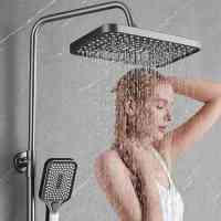 Columna de Ducha Termostática Juego de cabezal de ducha, baño doméstico, ducha a presión, ducha de lluvia, cabezal de ducha grande - details 5