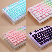 104 Teclas Pudding Tema OEM Perfil ABS PBT Doble Choque Teclas Para Teclado Mecánico De Switch MX RGB Retroiluminado Teclas - details 20