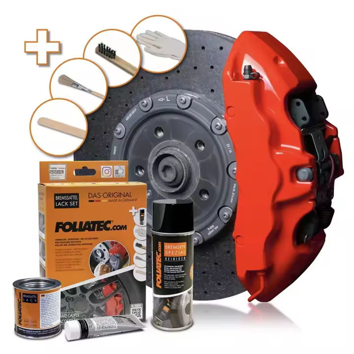 SET PINTURA PINZA FRENO ROJO PERFORMANCE 4 COMPONENTES - 1