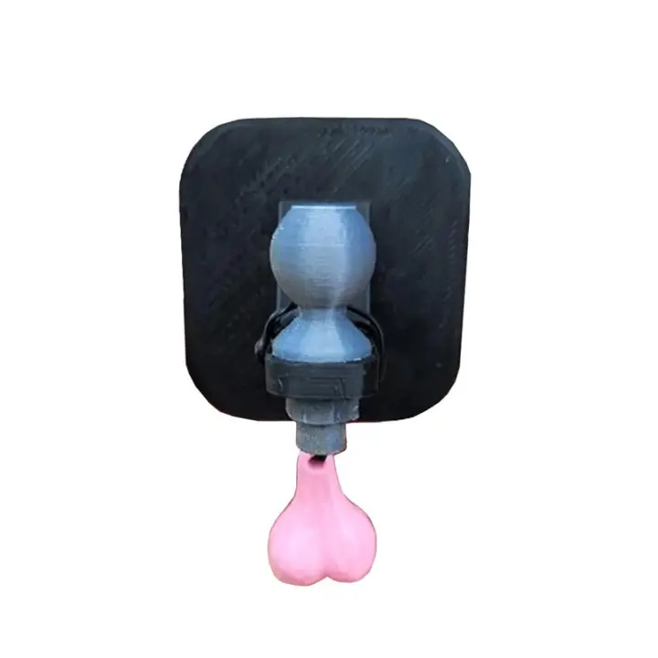 Cubierta De Sillín Divertida Para Remolques Con Pequeñas Tornillos Cubierta De Gancho Para Remolques Novedosa Para Receptores Cuadrados - 1