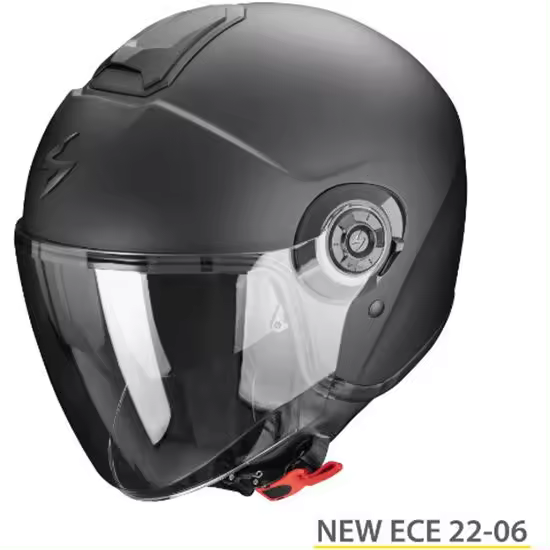 SCORPION EXO-CITY II SOLID NEGRO MATE CON GAFAS ECE 22.06 - 1