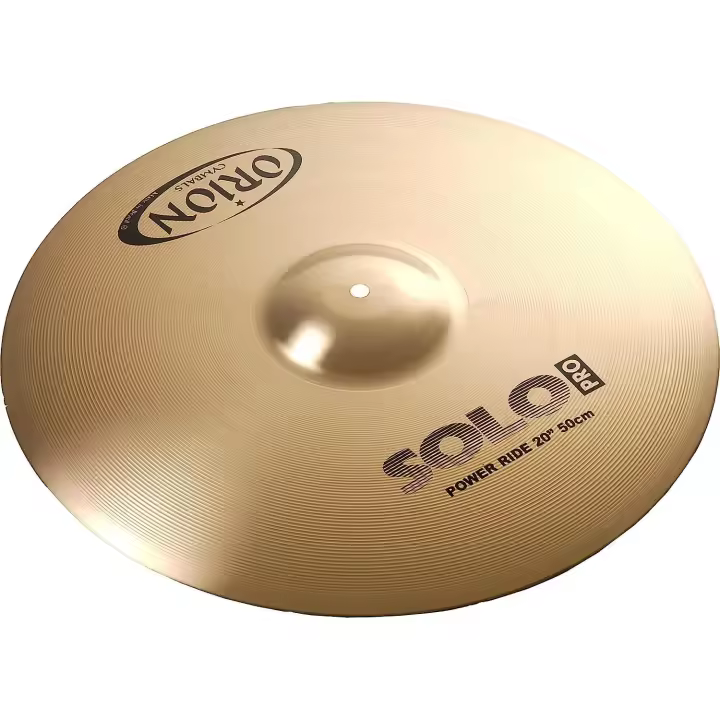 plato bateria  Rockstar Music Orion Solo Pro Power Ride 20" con aleación B8 con un volumen medio y un sustain prolongado - 1