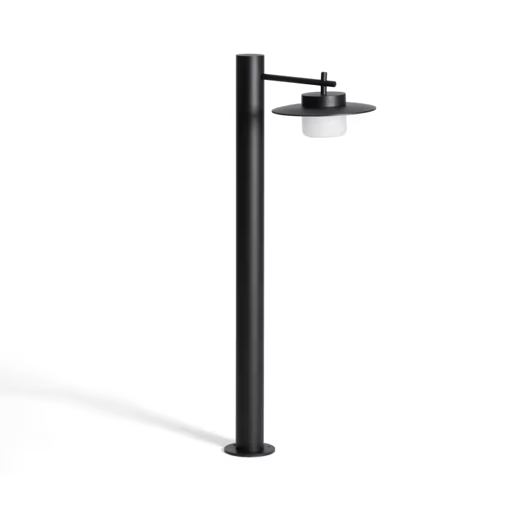 Ledkia Baliza de Pie LED Exterior 6W Aluminio 75cm Kaepp Negro - 1