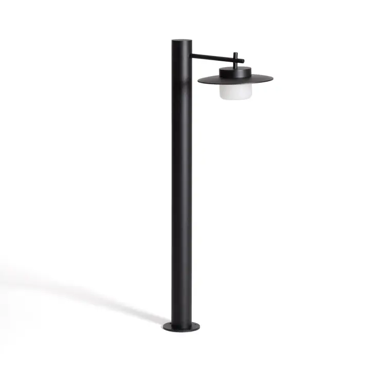 Ledkia Baliza de Pie LED Exterior 6W Aluminio 75cm Kaepp Negro - 1