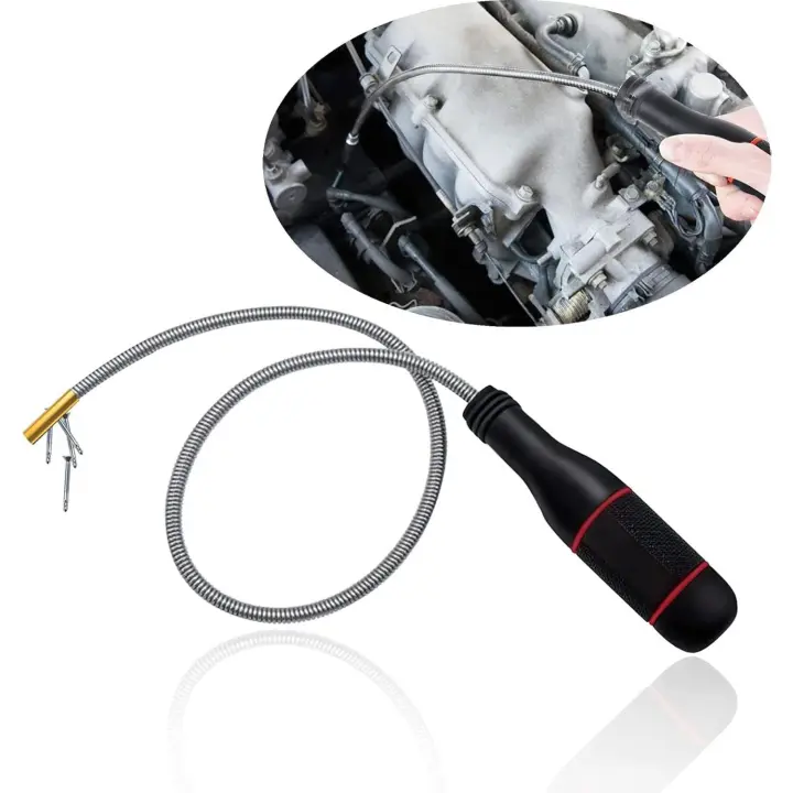 Herramienta de recogida magnética, imán magnético flexible, herramientas portátiles, imán de 550 mm, cepillos magnéticos mecánicos flexibles para tornillos, buscador de piezas, fregaderos - 1